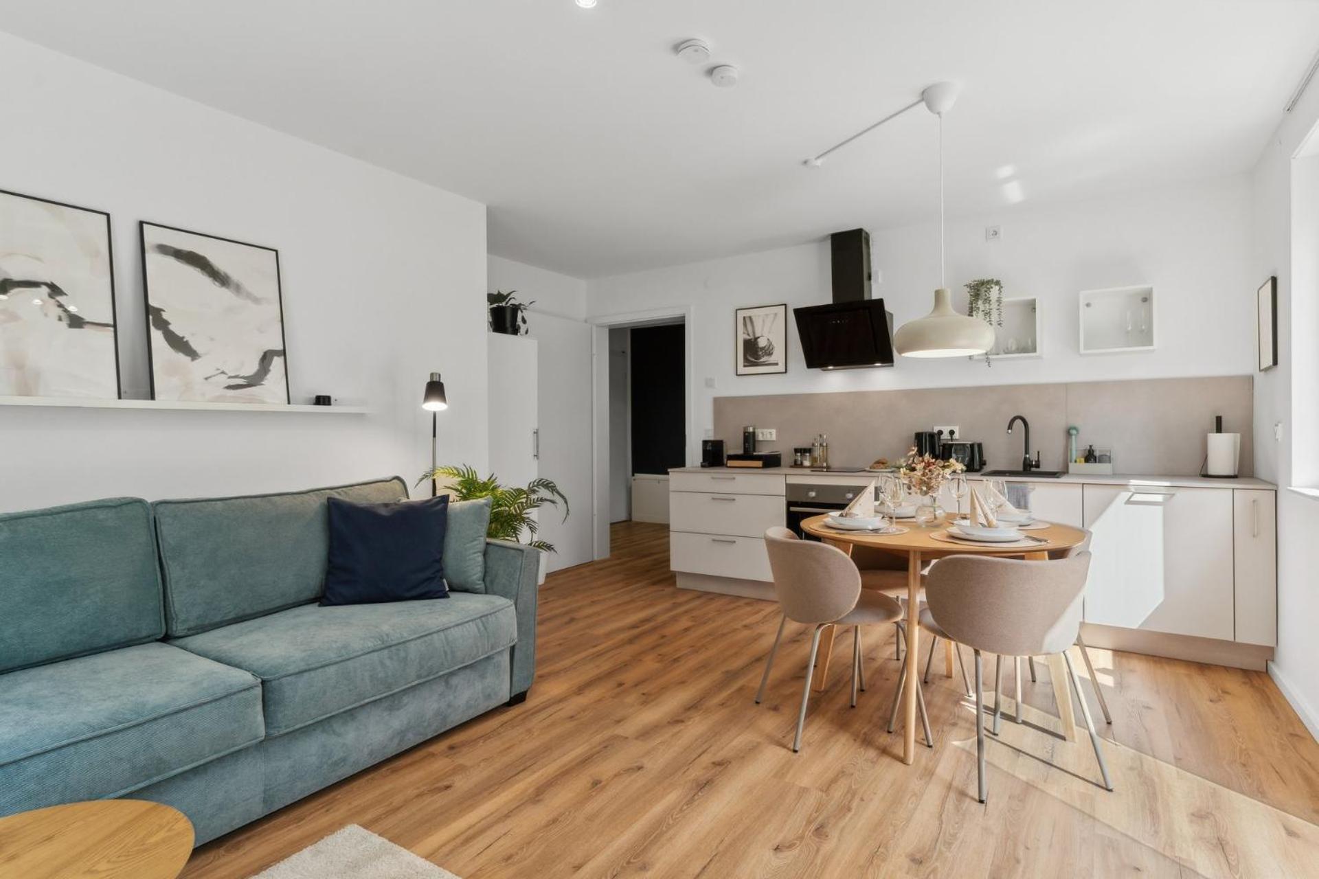Deluxe Apartment In Bielefeld City Mit Parkplatz Und Terrasse Exterior photo